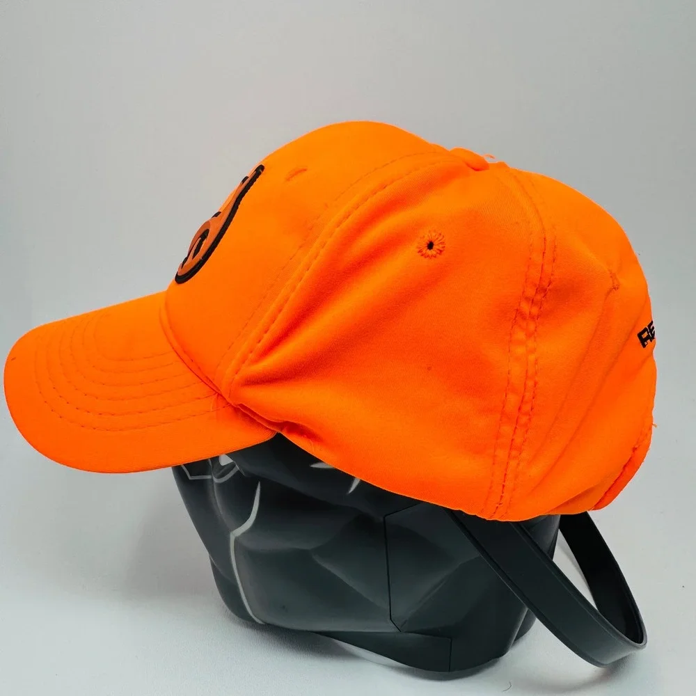 Realtree Blaze Orange Hunting Hat‎ Adjustable Hook and Loop Antler Logo Cap